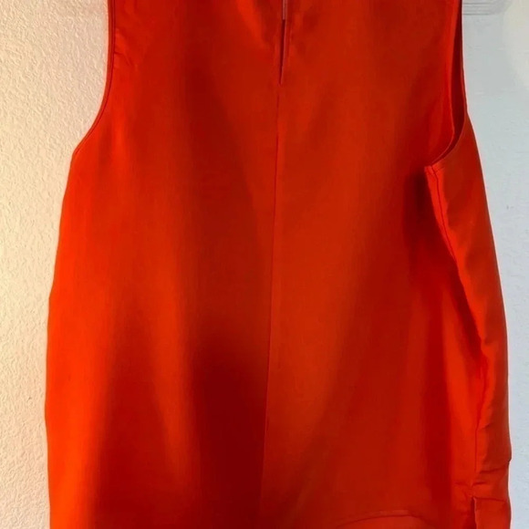 BCBGMaxAzria Burnt Orange Sleeveless Top Size Medium - Picture 6 of 10